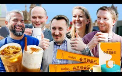 British Office Workers experience Korean “Mix-Coffee”!!