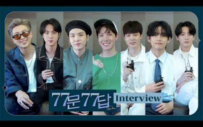 BTS (방탄소년단) 77Q 77A Interview