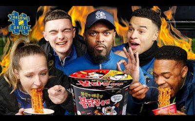 영국 축구선수들에게 불닭볶음면을 줘봤더니…? 🔥🥵