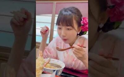 すし、そば、クレープ Sushi, Soba, Crepe 먹방 #Shorts