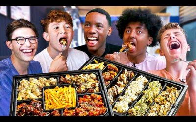 British High Schoolers try 11 types of Korean Fried Chicken!!