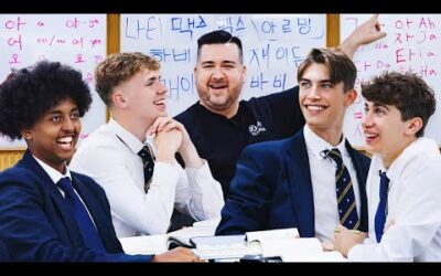 British Highschoolers learn to read Korean in 30 mins!! (ft. Sam Hammington)
