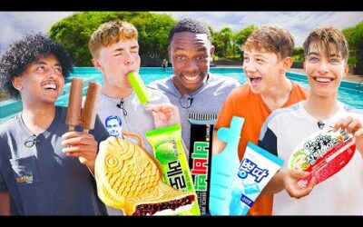 British Highschoolers try Korean Ice creams for the first time!