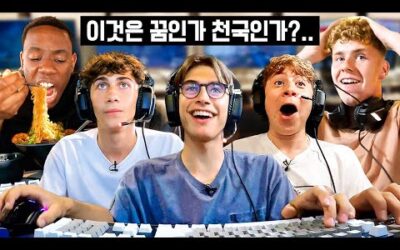 British Highschoolers go to a Korean Gaming Cafe for the first time!!