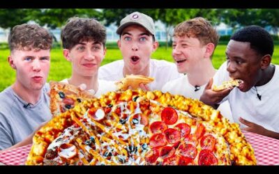 British Highschoolers try Korean Pizza Delivery for the first time!