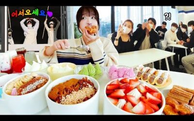 🔔100명 앞에서 골든벨 울렸습니다🔔 요거트월드 먹방