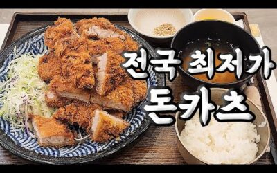 전국 최저가 일식 돈까스 (feat.101번지 남산돈까스 진행 상황)