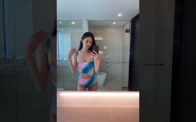 [shorts] 틸리 모노키니수영복 ㅣrainbowmonokini ㅣ모노빈제이ㅣmonobinjㅣ룩북ㅣlookbookㅣvlog