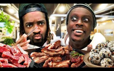 British Rappers try Chanel Pork Ribs in Korea!!?