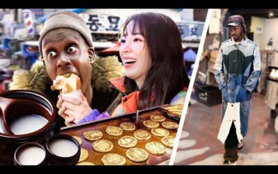 British Rappers try the OG Korean Street Toast at Vintage Market! (ft. Irene)