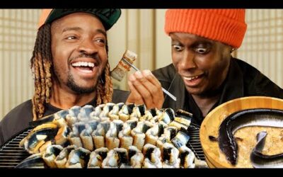 British rappers try Korean Eel BBQ for the first time!