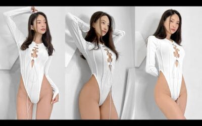 [4K룩북] 코르셋 화이트 미쏘 바디수트 추천🩱, 바디프로필바디수트,바디수트추천,bodysuit lookbook,룩북,코르셋바디수트,팜므파탈바디수트,바디수트룩북,bodysuit