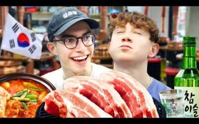 British Uni Students Fly to Korea for the Best Korean BBQ!!