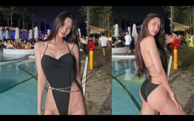 [룩북] 삭제된 페스티벌 영상 하이라이트 수영복추천 솔리드골드체인홀터바디 모노키니수영복,비치웨어,모노빈제이,monobinj,수영복룩북,반얀트리,festival swimwear