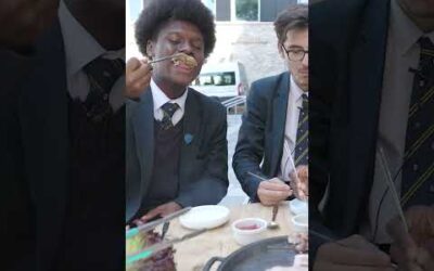 British Highschoolers try Korean BBQ for the first time