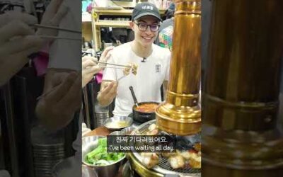 British Uni Students try Authentic Korean BBQ