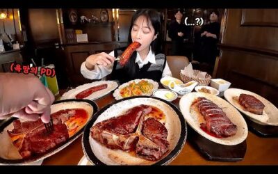 예약 안하고 먹기 어렵다는 티본스테이크 맛집?!😳유튜브 최초촬영!서래마을 밴건디 먹방