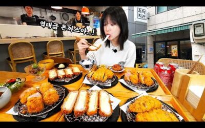 최애등극..역대급 돈까스 맛집을 찾았습니다🥹 줄서서먹는 옥자회관 돈까스 먹방
