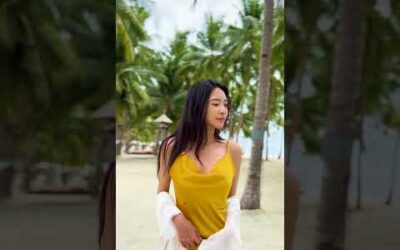 [shorts] 🏝️화이트비치에서의 실크 슬립 비치원피스 룩북 /보홀/사우스팜/모노빈제이/바캉스원피스/비치원피스/비치웨어/summerdress/beachwear/lookbook