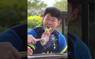 Sonny introduces Korean BBQ to his Spurs team mates