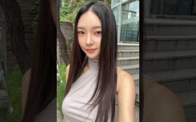 ㅎ.ㅎ오디션보는날,모델, 헤메 스타일링 씨컬 스트레이트 홀터블라우스 투피스룩 모노빈제이/monobinj/반팔셔츠/미니플리츠스커트/룩북/lookbook/배우/여배우/연기자/모델