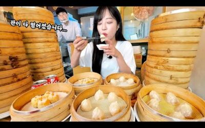 만두판 다 떨어질때까지 먹었습니다..🔥현지에서 20년간 배워온 딤섬 먹방