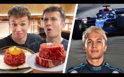 F1 Driver eats Bodyweight in Korean BBQ!! Ft. Alex Albon