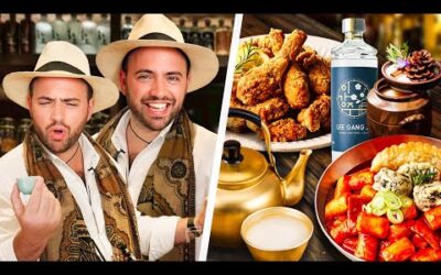 Italian Chef tries Korean Jeon + Makgeolli for the First Time?!