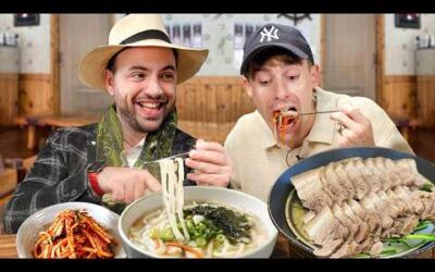 Italian Chef tries the BEST Street Market food in Korea!!