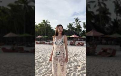 bikini cover up♡South Palms Resort Panglao♥beachgirl,수영복,보홀여행,비키니룩북,모노빈제이,monobinj,swimwear lookbook