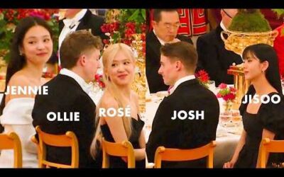 We had dinner with BLACKPINK at Buckingham Palace