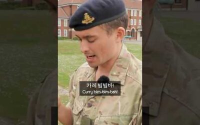 British Soldiers try KOREAN RATIONS!