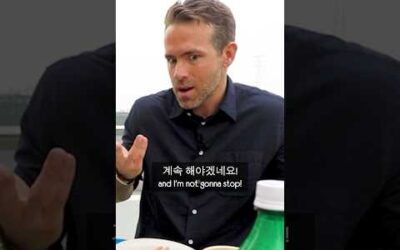 Ryan Reynolds Tries Korean Food!