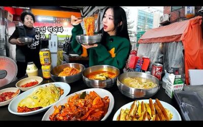 간판없고 메뉴판도 없고 지도에도 없는 숨은찐맛집?!🤔 을지로 노포 포장마차 옛날토스트 김볶밥 먹방