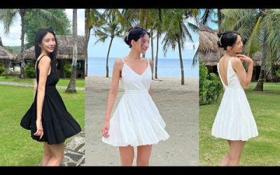 [4K세로룩북]🏝️😌Rolling in BOHOL♥보홀여행,비치원피스,바캉스원피스,비치웨어,모노빈제이,monobinj,beachwear lookbook