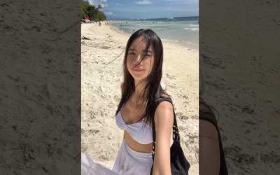 👙BEACHGIRL WHITE BIKINI 🤍👼🏻Panglaolife ♥화이트수영복 동남아여행,보홀여행,비치웨어,모노빈제이,monobinj,beachwear lookbook