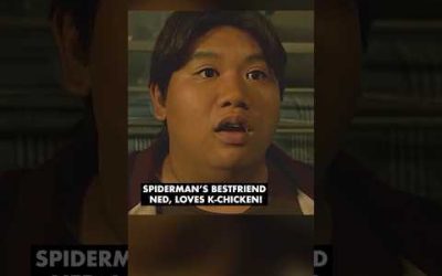 Spiderman’s best friend, Ned (aka Jacob Batalon) tries Korean chicken!