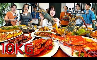 자카르타2탄)해산물 10kg 먹었더니 손님들이 몰려왔어요🤣 크레이피쉬,던지니스크랩 메뉴만 200개! 특이한 해산물 먹방