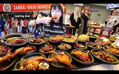 자카르타4탄)인도네시아의 김밥천국?!😲28인분만 시켰습니다..줄서서 먹는 삼발 바카르 먹방