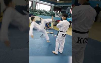 Learning Taekwondo exposed how un-coordinated he was 😂