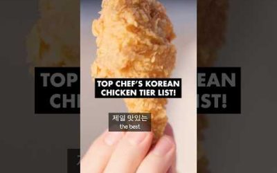 Top Italian Chef’s ULTIMATE K-chicken Tier List!