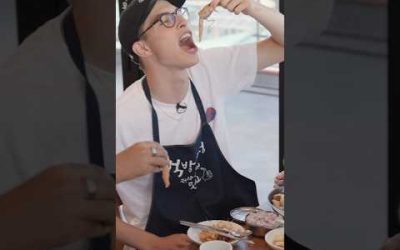 Trying raw shrimp for the first time!