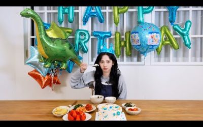 [🎂] 어른의 미역국은 미역보다 고기가 많습니다~!😎✌️ | Happy KARINA’s Day💙