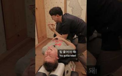 “Just relax!” Korean Traditional Massage almost killed him 😂