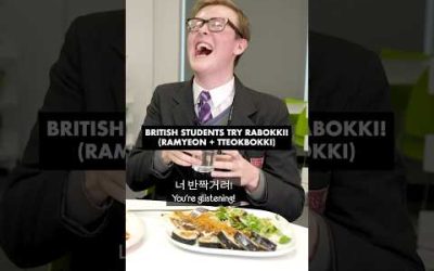 Rabokki makes British Highschoolers cry!