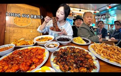 60년 단골손님분도 놀라셨어요🤣 3대째 내려오는 65년 전통 중식집 짜장면 짬뽕 탕수육 먹방