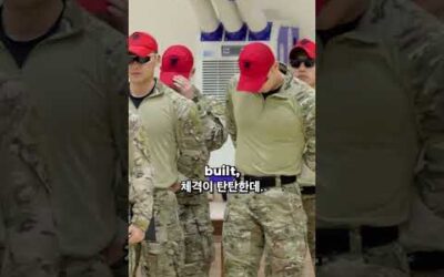 His arms are like tree trunks