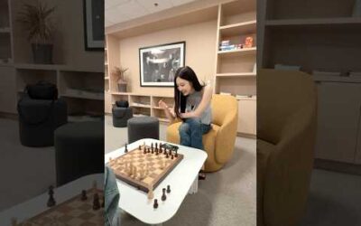 a little chess time♟️ #aespa #GISELLE #NINGNING #shorts