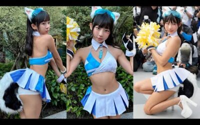 C106 치어리더 Ver. 블루아카이브 네코즈카 히비키ㅣ빨갛게 익어버린 무더웠던 여름 코미케