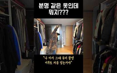 같은 옷 다른 느낌 레전드ㄷㄷ